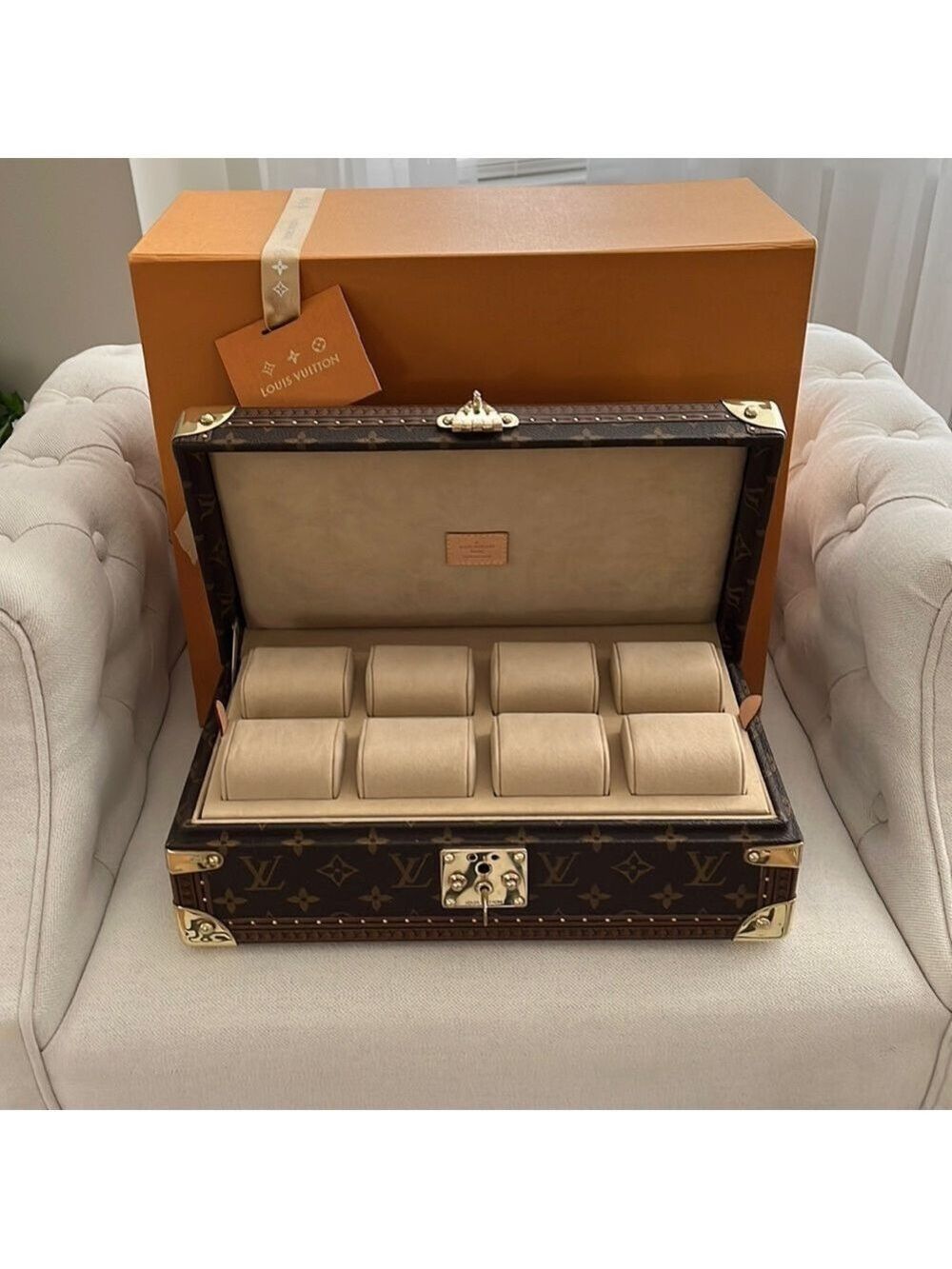 Louis Vuitton Monogram 8 Montres Watch Case - Picture 2 of 15